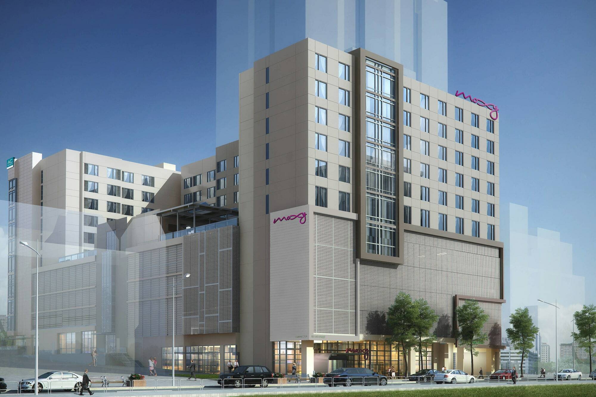 Отель Moxy Atlanta Midtown Экстерьер фото